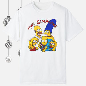 Retro 80s The Simpsons Family T-shirt